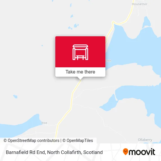 Barnafield Rd End, North Collafirth map