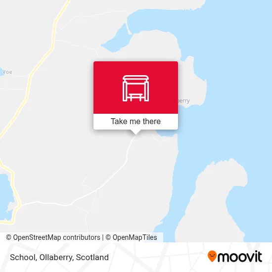 School, Ollaberry map