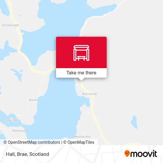 Hall, Brae map