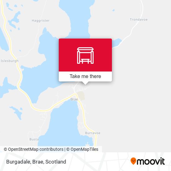 Burgadale, Brae map