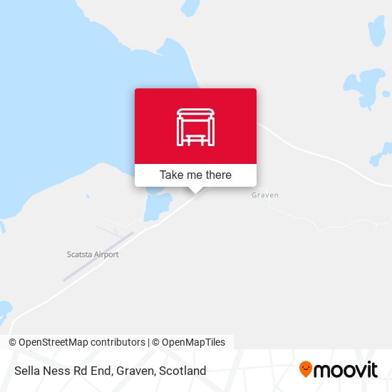 Sella Ness Rd End, Graven map