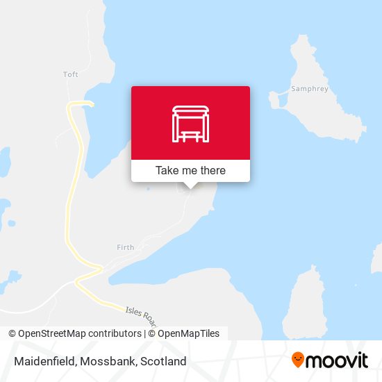 Maidenfield, Mossbank map