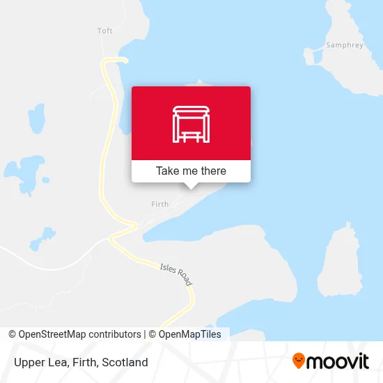 Upper Lea, Firth map