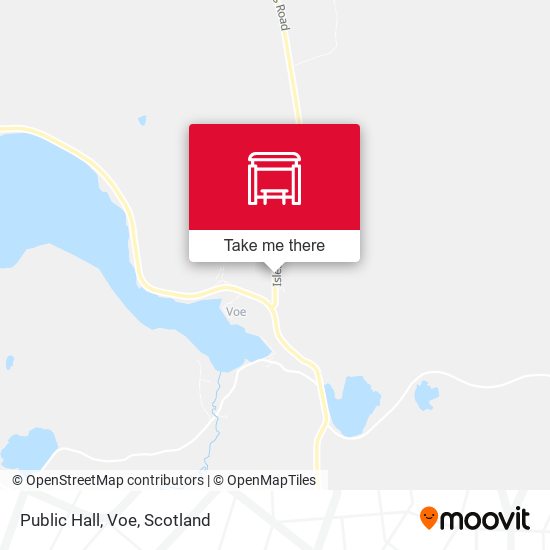 Public Hall, Voe map