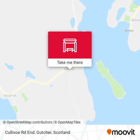 Cullivoe Rd End, Gutcher map