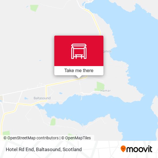 Hotel Rd End, Baltasound map