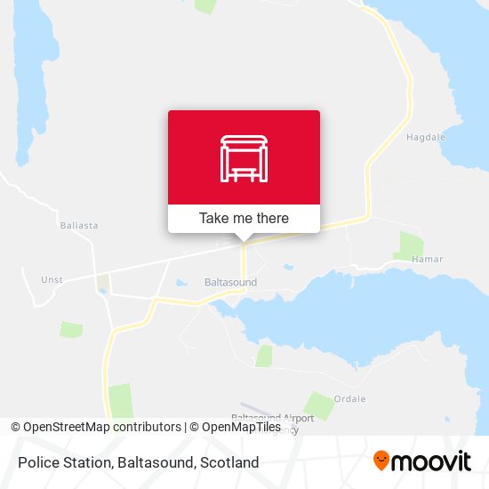 Police Station, Baltasound map