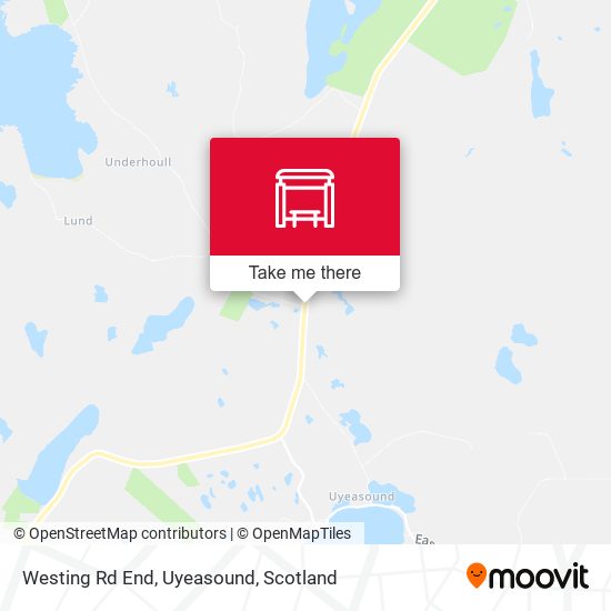 Westing Rd End, Uyeasound map