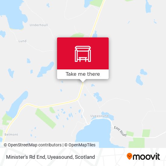 Minister's Rd End, Uyeasound map