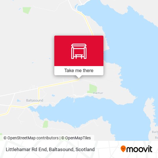Littlehamar Rd End, Baltasound map
