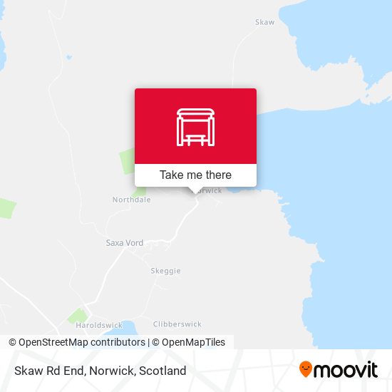 Skaw Rd End, Norwick map