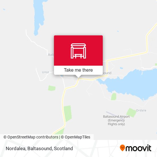 Nordalea, Baltasound map