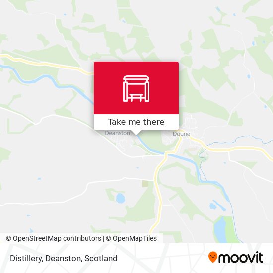 Distillery, Deanston map