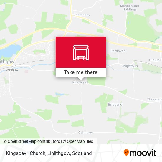 Kingscavil Church, Linlithgow map