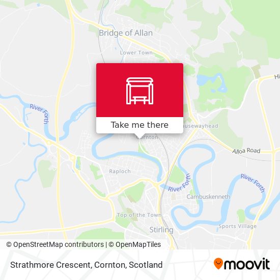 Strathmore Crescent, Cornton map