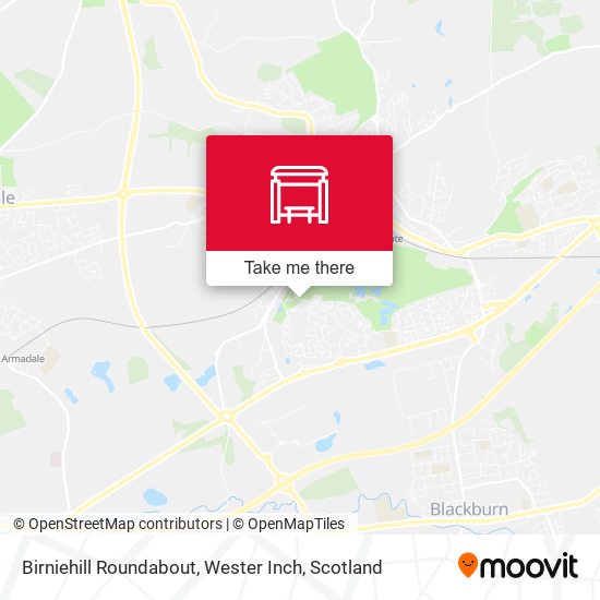 Birniehill Roundabout, Wester Inch map