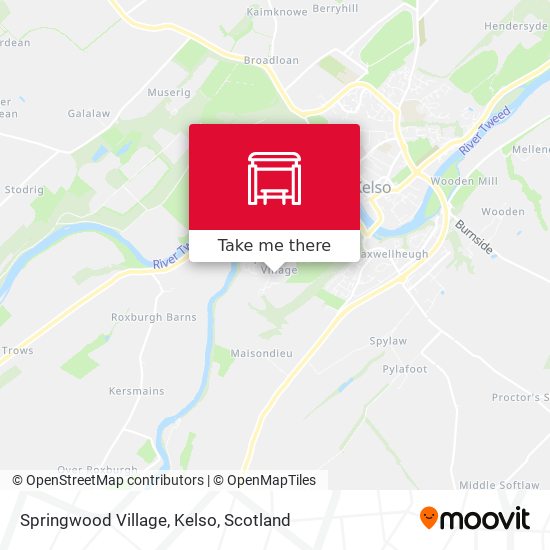 Springwood Village, Kelso map