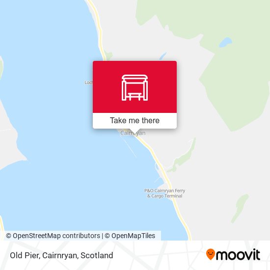 Old Pier, Cairnryan map
