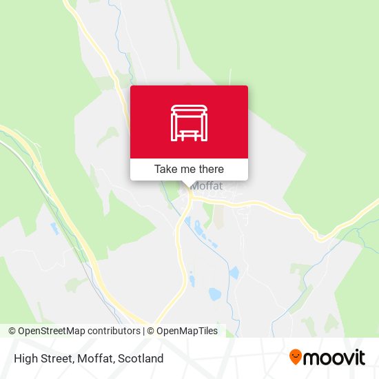 High Street, Moffat map