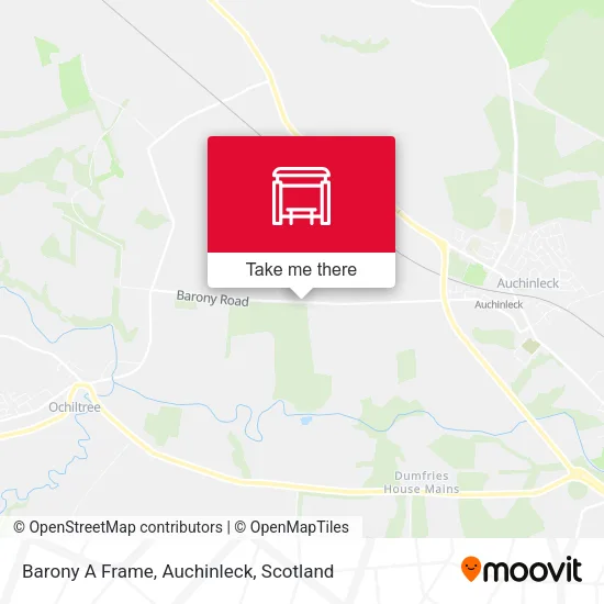Barony A Frame, Auchinleck map