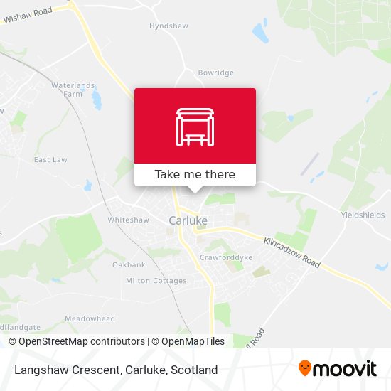 Langshaw Crescent, Carluke map