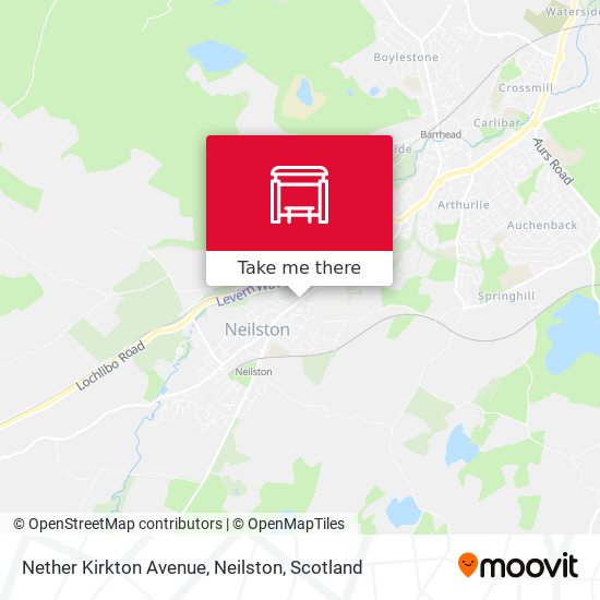 Nether Kirkton Avenue, Neilston map