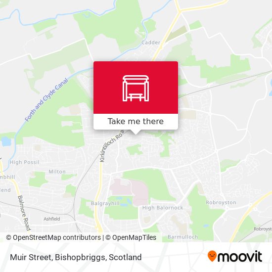 Muir Street, Bishopbriggs map