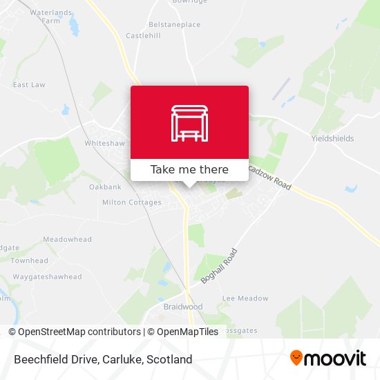 Beechfield Drive, Carluke map