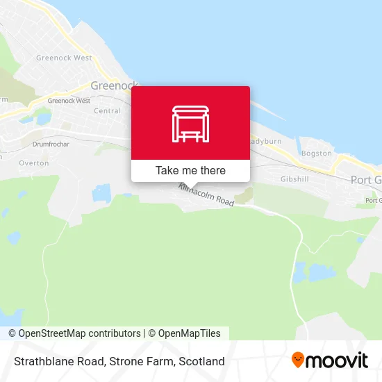 Strathblane Road, Strone Farm map