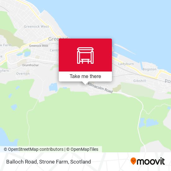Balloch Road, Strone Farm map