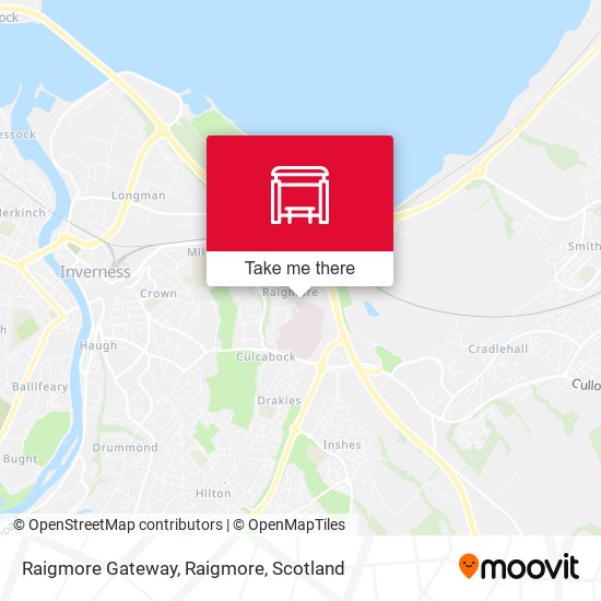 Raigmore Gateway, Raigmore map
