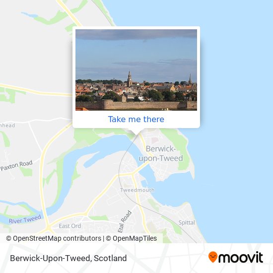 Berwick-Upon-Tweed map