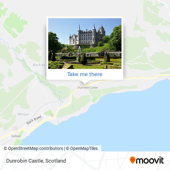Dunrobin Castle map