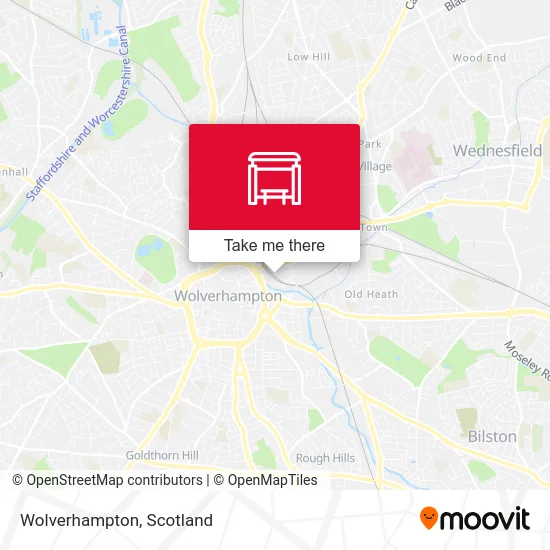Wolverhampton map