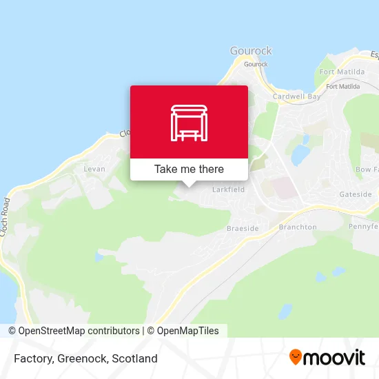 Factory, Greenock map
