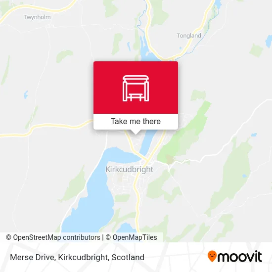 Merse Drive, Kirkcudbright map