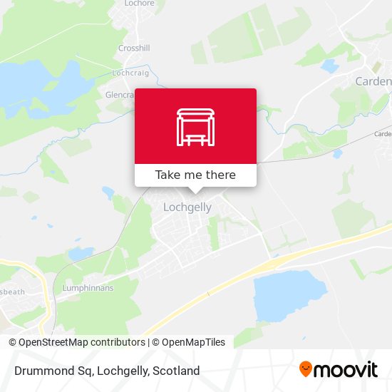 Drummond Sq, Lochgelly map