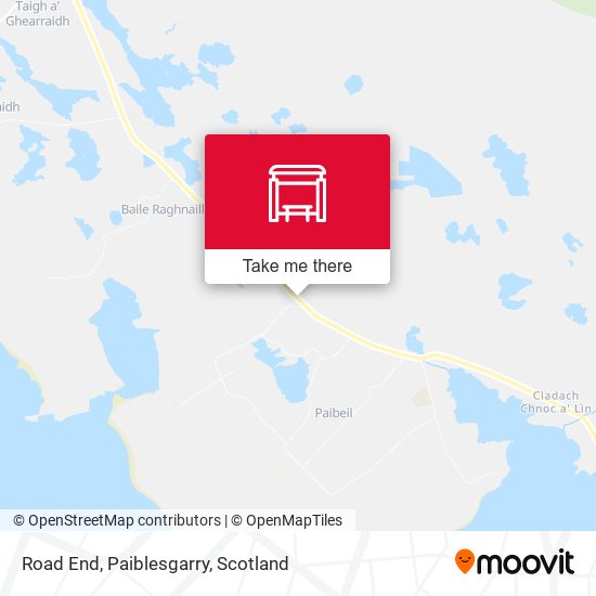 Road End, Paiblesgarry map
