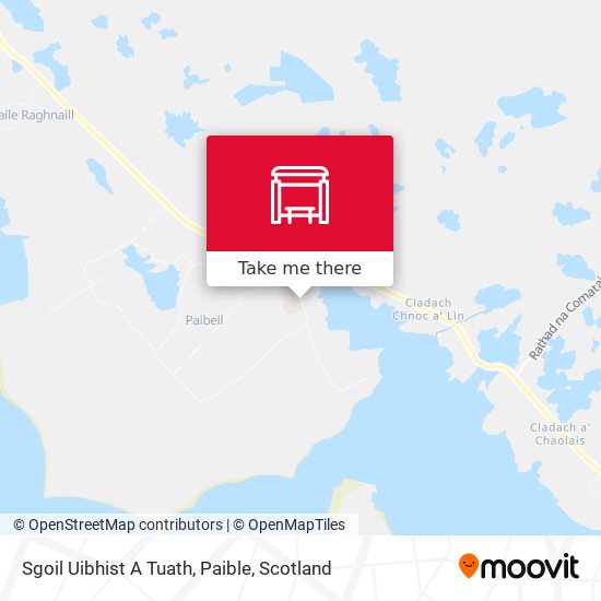 Sgoil Uibhist A Tuath, Paible map