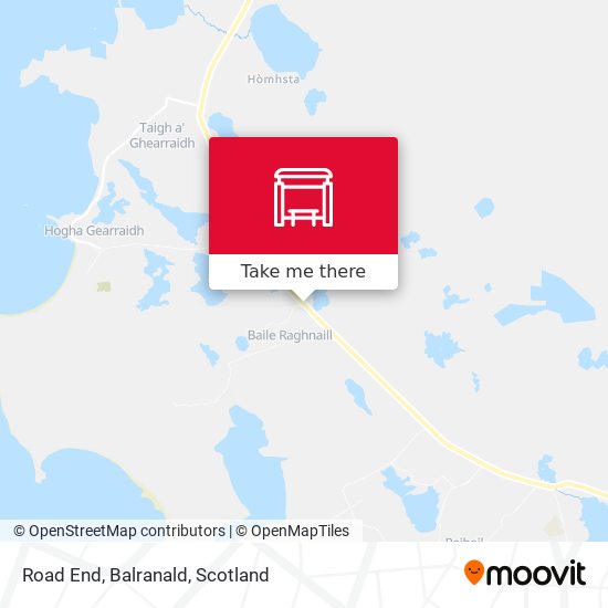 Road End, Balranald map