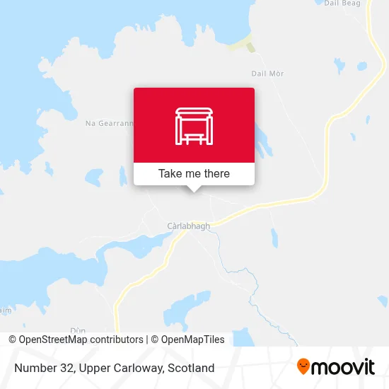 Number 32, Upper Carloway map