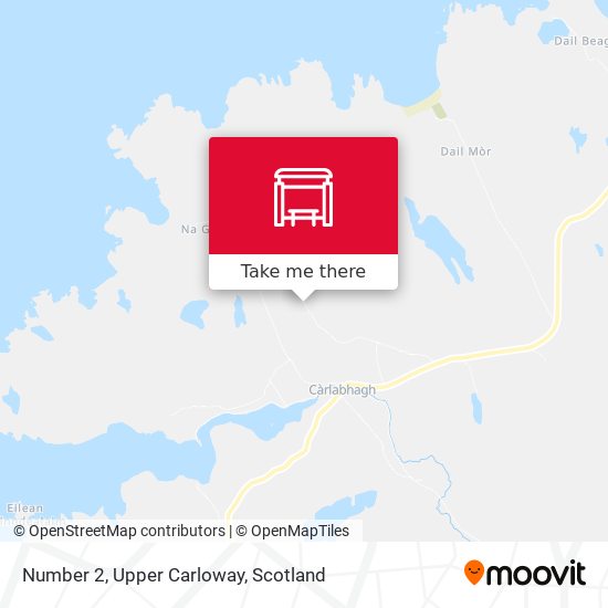 Number 2, Upper Carloway map