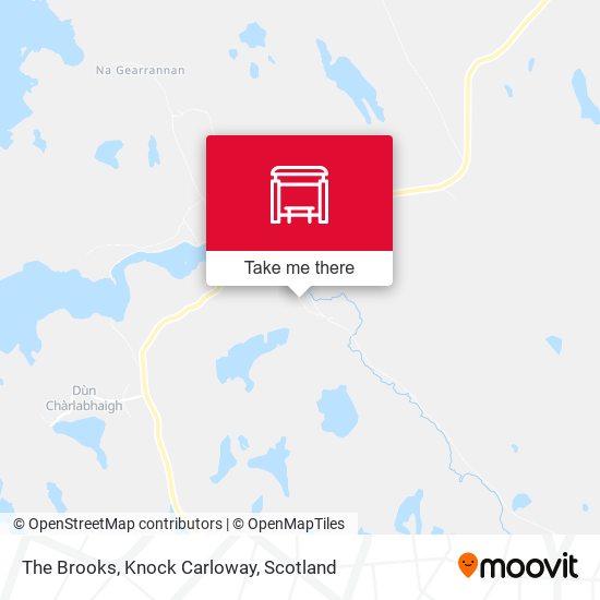 The Brooks, Knock Carloway map