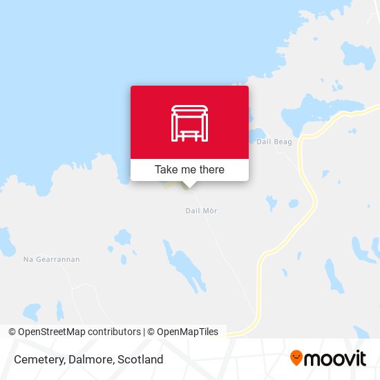Cemetery, Dalmore map