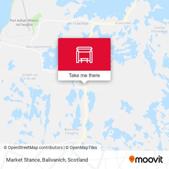 Market Stance, Balivanich map