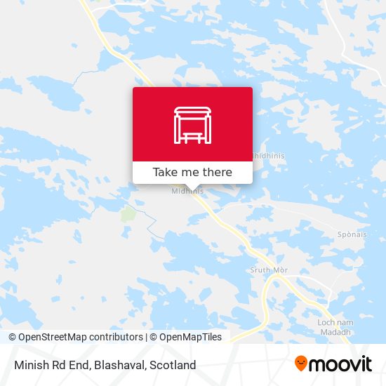Minish Rd End, Blashaval map