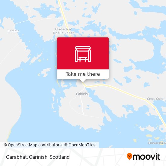Carabhat, Carinish map