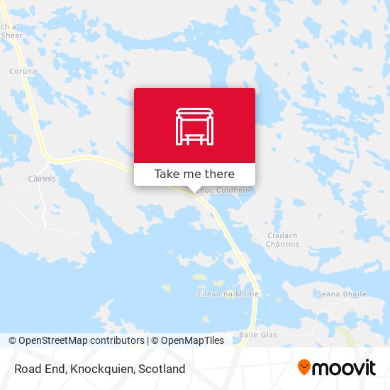 Road End, Knockquien map