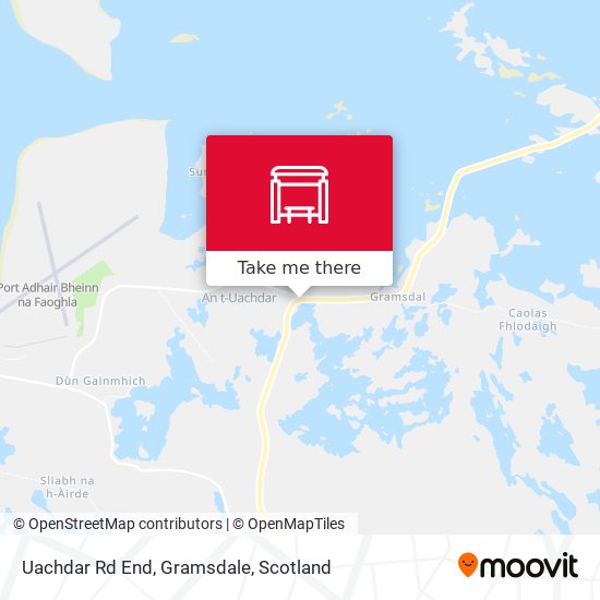 Uachdar Rd End, Gramsdale map