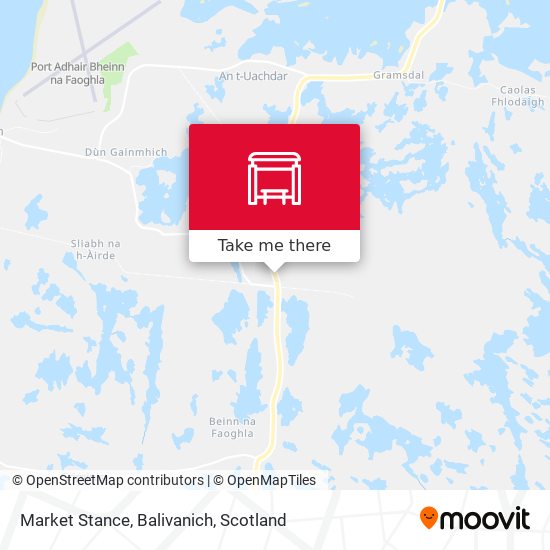 Market Stance, Balivanich map